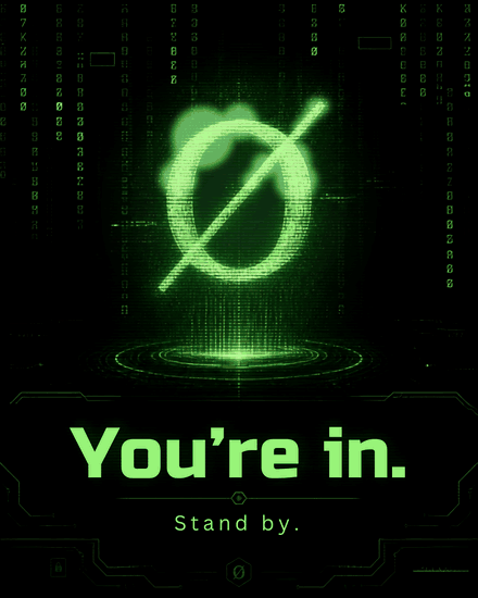 You're on the list